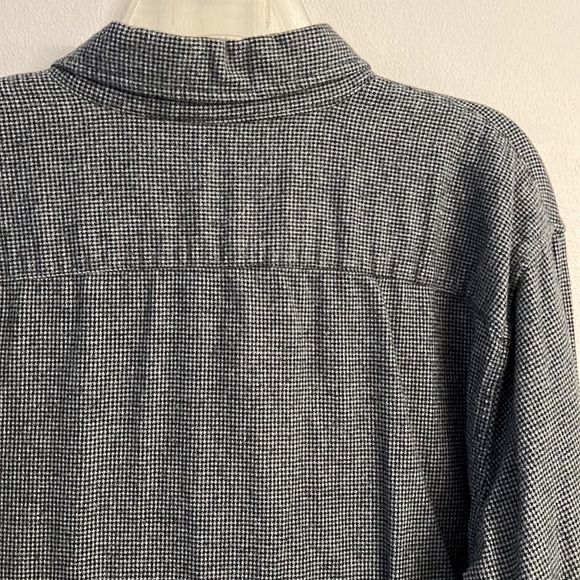 Abercrombie and Fitch Soft AF Flannel Micro Houndstooth Herringbone Men’s XXL - Picture 8 of 9